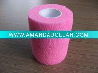 Color adherent elastic bandage