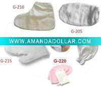 Wholesale towel hand mitt towel bottie mitt beauty glove