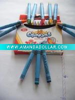Wholesale 0.8*7.8cm 12colors drawing crayon