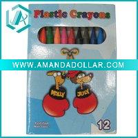 Wholesale 12 colors beautiful drawing crayon