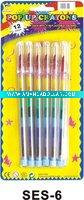 11 colors multi-point crayon