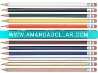 Wholesale nature color wooden pencil