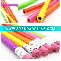 Wholesale flexibe plastic pencil ,magic pencil,free shipping