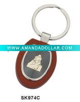 Etching logo promotion key chain