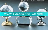 Wholesale crystal globe paperweight gifts 3d image paperweight laser etched paperweights