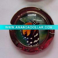 Wholesale promotion bag hook with silkscreen logo