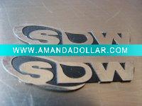 Wholesale Best selling etching metal labels and tags for handbags