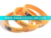 silkscreen silicone bracelet
