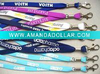 Wholesale silkscreen printing tubular lanyard