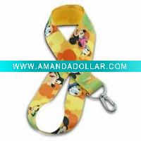 Silkscreen printing lanyards