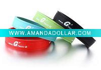 silkscreen silicone wristband