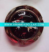 Wholesale promotion bag hook with silkscreen logo