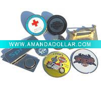 Metal magnet badge