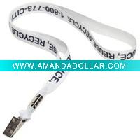 Wholesale 3/4" Recycled Silkscreen Lanyard