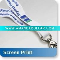 Wholesale Silkscreen printing lanyard