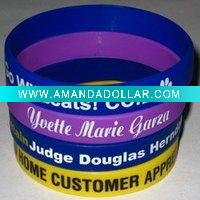 silkscreen wristband