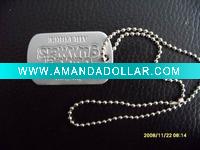 Wholesale metal aluminum dog tag