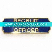 Wholesale metal lapel pin, badge, name plate