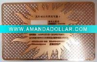 gold or silver metal card