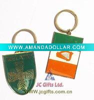Wholesale metal gift/photo-etched badge key chain