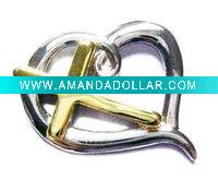 heart cross pin