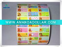 Wholesale printing paper label sticker