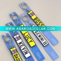 Wholesale Hot silicone key ring and wristband