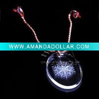 Round Crystal Keychain