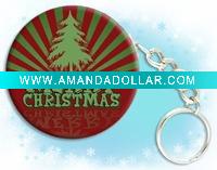 Wholesale Metal Key chain for merry chirstmas, keyring