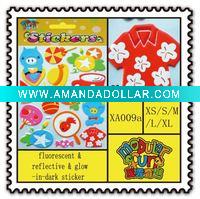 toy glow in dark recyclable fluorescent sticker