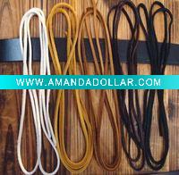Wholesale Real leather shoelaces