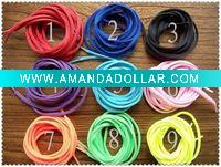 Wholesale 9 Color Fashion Sport Shoelace Round Shoelace