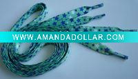 Wholesale top 100%polyester fat shoelace