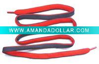 double colors sport shoe lace