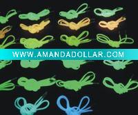 Wholesale 99cm latest hot sell colorful luminescent glow in the dark shoelace for party favor
