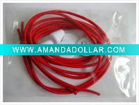 Wholesale Elastic Laces with Lock ( red with black stripes )
