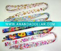 Wholesale colorful polyester shoelace