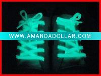 Wholesale 99cm latest hot sell colorful luminescent glow in the dark shoelace for party favor