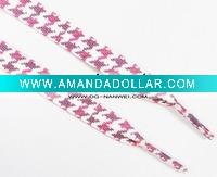 polyester heat transferred printing shoelace