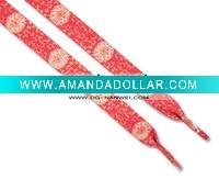 polyester heat transferred printing shoelace