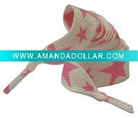 100% polyester fashion printed shoelace