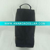 Wholesale travel zipper shoe bag for a pair shoes