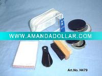 Wholesale Shoe Shine Kit with transparent pouch