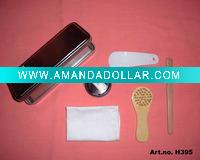 Wholesale 5pcs Shoe Shine Kit with aluminum case