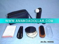 Wholesale 5 pcs shoe polish kit with black bag