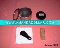 Wholesale 3 pcs shoe shine kit with aluminum case