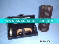 Wholesale shoe shine set with elliptical box