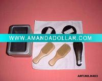 Wholesale 5 pcs shoe shine kit with aluminum case