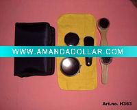 Wholesale shoe polish kit whit zipper bag