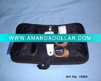 Wholesale shoe polish kit whit zipper bag